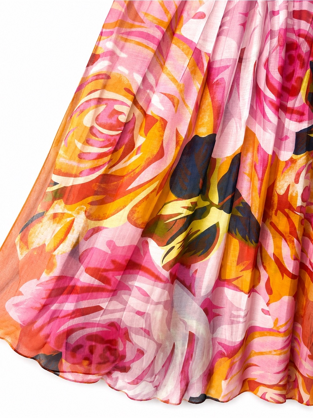 NWT Aratta🌹 Silent Journey Floral Rose Midi/MaxiDress | Sheer | Side Pockets - Picture 6 of 13